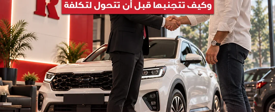 أخطاء عند استئجار سيارة