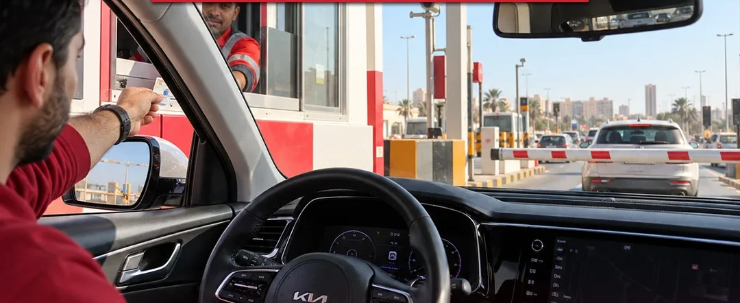 دفع كارتة الطرق بسيارة إيجار